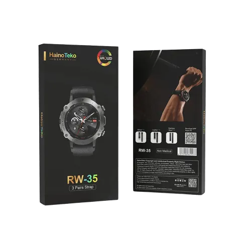 Haino Teko Smart watch With 3 Pair Strap RW35